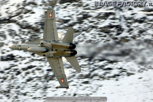 2005-10-12 Axalp Shooting Range 0337 - FA-18C Hornet